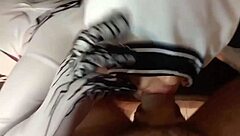 petite latina teen in spidergwen costume tempts with tight pussy for homemade big cock ride