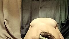 Oh yes, tie me up and spank my ass - this European housewife slave craves outdoor bondage humiliation with dildo masturbation.