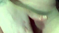 Riding dildo with open asshole