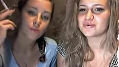 Hey, Watch These Girls On Cam Lighting Up Cigarettes With Excitement!