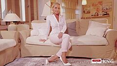 Kathia's wild secret tape shows her sucking and riding cock to wet orgasm