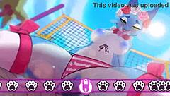 Check out this wild furry adventure where an old hero faces intense ballbusting action in ievan polkka style