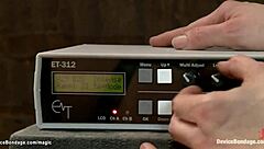 i feel so shocked with this blond ass in bizarre bondage suspension whipping