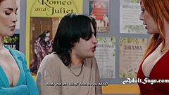 I caught my teacher with Lauren Phillips and Siri Dahl, so I asked Elias Cash to join the fun.