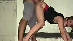 Hey, you ready to slut me out hard on this rooftop? Let's pound outdoors now!