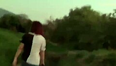 imagine a cute chubby latina nerd flashing her big natural tits outdoors for the first time