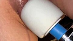 Squirting then rubbing it all over