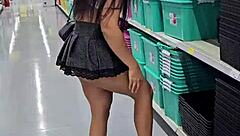 kalena mitrak - you won't believe what i did in the supermarket wearing a micro skirt being super naughty