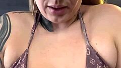 hey, why am i training in a tiny bikini at the beach gym all wet and dripping?