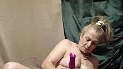 Hey, check out this homemade session with a French housewife in bondage using handcuffs and vibrator for orgasm