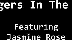 Hey, check out this wild backstage session with petite nurse Jasmine Rose in latex gloves giving deepthroat and footjob to her patient