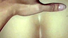 pinay stepmom climaxes twice from intense doggystyle pounding by eager young guy.