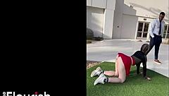 trailer features tall redhead erin everheart in intense interracial anal with ass to mouth and atp action