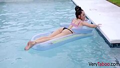 i discovered my stepuncle is a pervert with big tits brunette in rough taboo riding