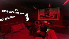 Passionate Encounter With Femboy Featuring Intense Blowjob And Rough Ass Stretching By Big Black Cock