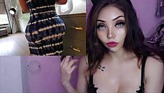 Amante culona in tight dress gets fucked with creampie.