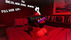 Passionate Encounter With Femboy Featuring Intense Blowjob And Rough Ass Stretching By Big Black Cock