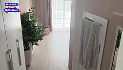 Why does this young busty blonde in leggings take cock in her tight ass?