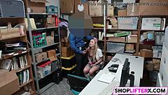 in a shocking turn, the teen burglar gets caught shoplifting and faces hardcore punishment from the officer.