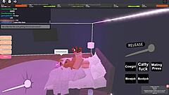 sexy ebony girlfriend gets fucked hard in intense roblox session with cute black babe