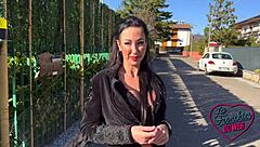 Laura the Sexy 34-Year-Old Italian Brunette Teases with European Charm