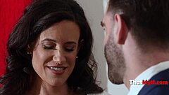 Raw mature milf blindfolded for naughty BDSM submission and punishment session