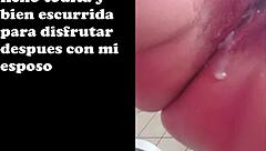 I sleep with my husband's chaste friend who empties all his semen inside my vagina. Submissive wife in cuckold encounter.