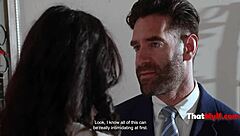 Raw mature milf blindfolded for naughty BDSM submission and punishment session