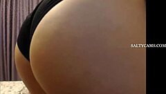 Horny Italian cutie dances seductively before fingering her wet pussy in solo masturbation session