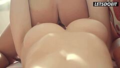 oh man, shy babe nekane dives into hot lesbian action with her roommate - a girl knows