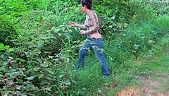 i wear a thong bodysuit on the trail as a mature woman