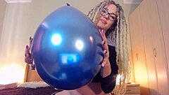 Custom Balloon Video with Curvy Big Tits