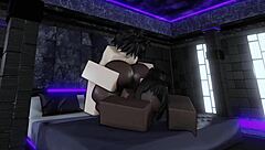 Hey see this cute character having fun in a condo setting