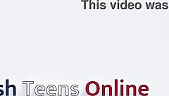 COLLARED 18 YEAR OLD SUBMISSIVE EDGED AND TEASED BY TWO GUYS!