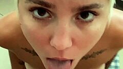 Blonde betsy hints at swallowing cum in her oral creampie compilation