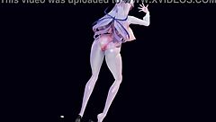 Bitch Knight Bronya Shows Off Big Ass and Big Tits in Seductive Dance Performance