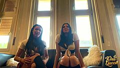 Kira Queen Anissa Kate Creampied In Lesbian Threesome