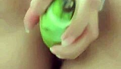 Hey, I shoved a banana in my vagina at a follower's request and it got so wet! 🍌💦