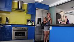 That hot sex session was amazing with passionate interracial licking.