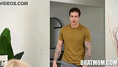 Stepmom transforms into a lifelike sex doll for Crystal Rush and Jayden Marcos in intense pov encounter.