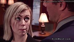 overwhelmed by intense pain and desire in this bizarre anal threesome with bound slaves