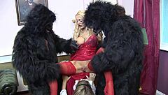 Renee Richards Takes Massive Tittie Cumshot While Antonia Deona Watches Intently