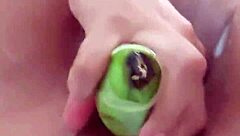 Hey, I shoved a banana in my vagina at a follower's request and it got so wet! 🍌💦