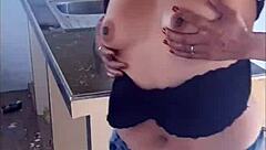 my friend paying off a bet by giving up her ass