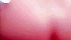 Why does this asian teen spread wide for huge dildo pounding in her tight pussy?