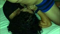 Karina the married woman enjoys a menage with two young guys