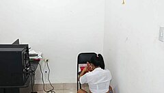 hey, check this student playing with toy in principal's office fun