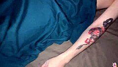 hot brunette sees my dick and wants to learn sucking so i fuck her rough pov in stockings