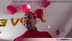 Cute latina gets her mini pussy filled up!