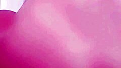 Why does this asian teen spread wide for huge dildo pounding in her tight pussy?